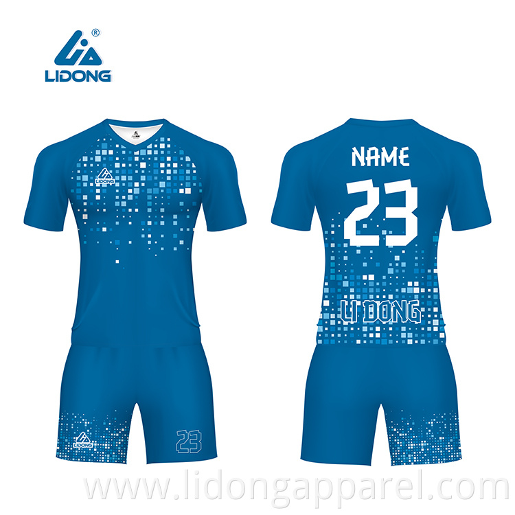 2021 New Sublimation Kids And Adults Soccer Football Team Wear Soccer Wear Uniforms Football Jersey